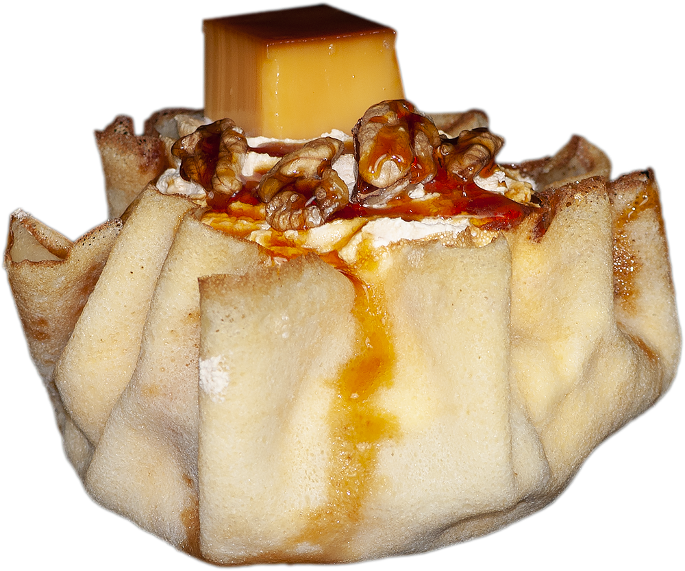 Postre Crepe De Toffee