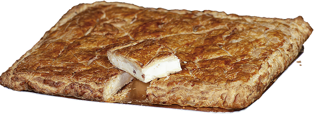 Empanada Grande Bacalao-pasas
