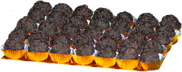 [00536] Trufitas de Chocolate (2 bandejas de 35 unidades)